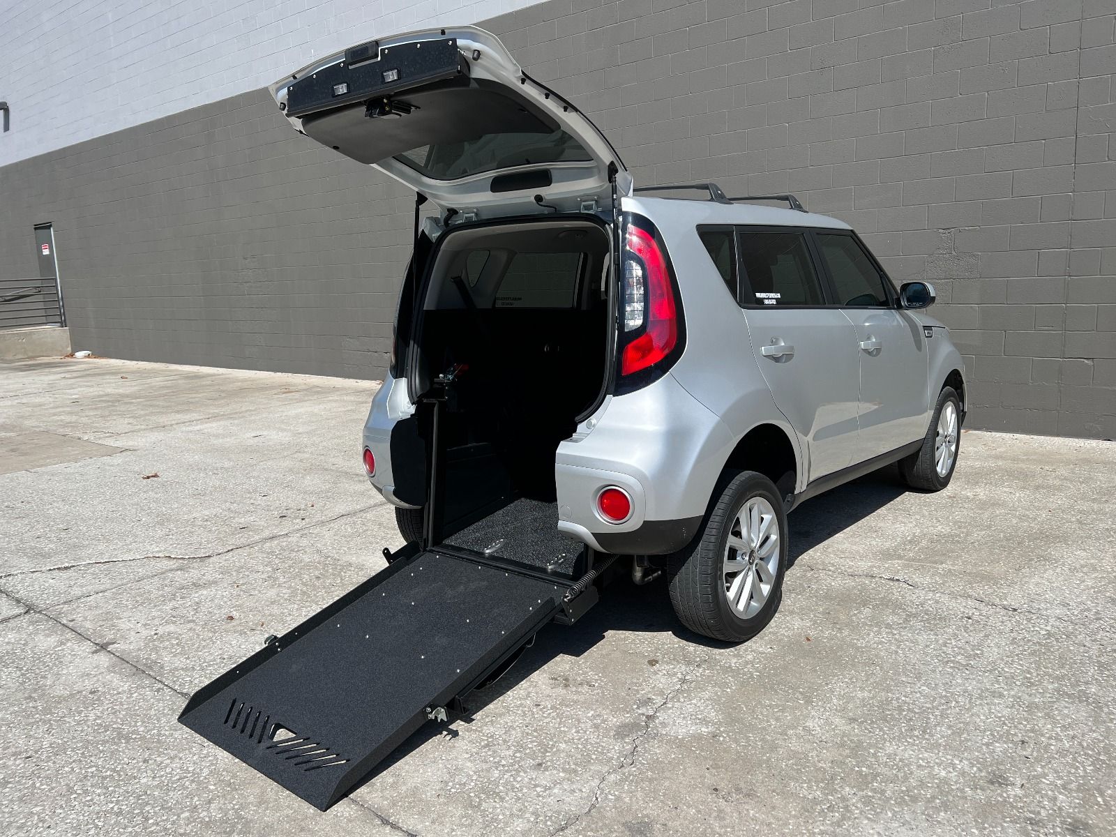 Kia Soul Rear Entry Wheelchair Accessible SUV, rear side view