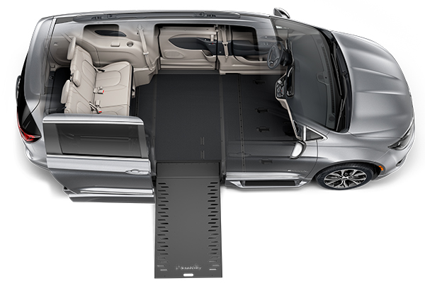 Chrysler Pacifica Wheelchair Van with Side Ramp